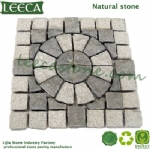 Carpet cobble stone on mesh