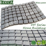 Wavy carpet paver back mesh cobbles