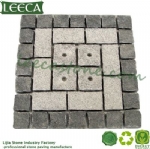 Qatar grey cobble granite interlock paver