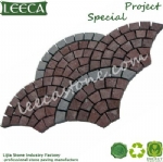 Natural stone cheap cobbles mat