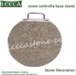 Stone umbrella base stand decoration stone