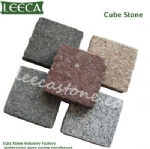 Color cube stone cobbles 