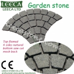 Interlock natural stone black granite paver