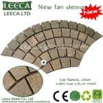 14th Xiamen Stone Fair New design fan shape porphyry stone H5