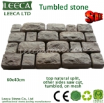 Mix color antique style paving stone -14th Xiamen stone Fair H16