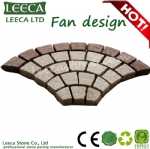 Fan pattern carpet paving stone 