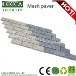 Flamed driveway paving stone