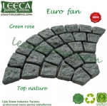 Fan light grey paving stones cheap patio paver stones