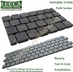 Granite stone paver interlocking stone