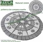 Yellow granite patio stone interlocking paving