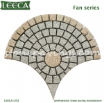 Saudi Arabia stone pavings mesh back pavers