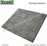 LEECA pavement black granite pavers mesh